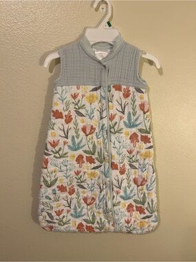 Little Unicorn Meadow Cotton Muslin Sleep Sack Size 6-12 Months
